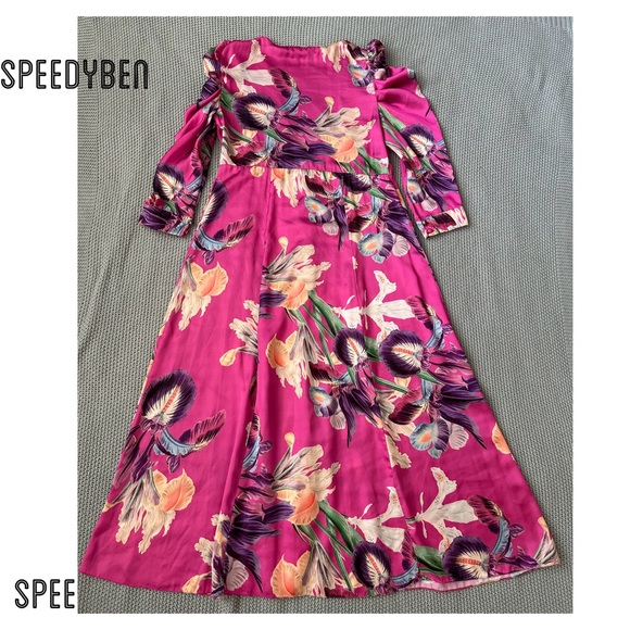 PatBO Pink Floral Dress - Picture 4 of 12